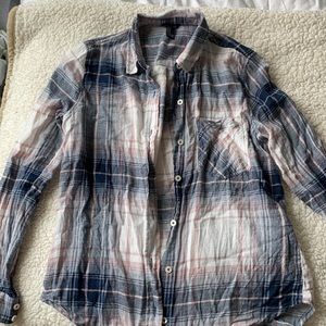 Cute long sleeve western flannel